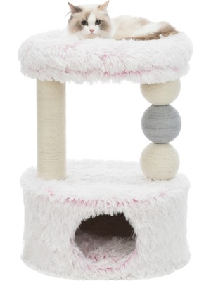 Trixie Kedi Tırmalama ve Yatağı, 73cm, Beyaz/pembe