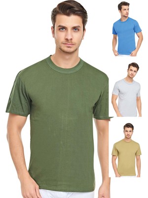 Cnt Erkek 4'lü Slim Fit Sıfır Yaka Karışık Fanila T-Shirt