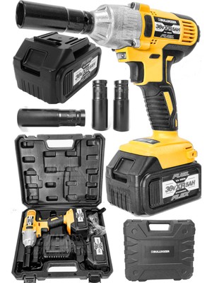 Bulldozer Profesyonel Somun Sıkma 36V 5 Ah  Somun Sökme Çift Akülü