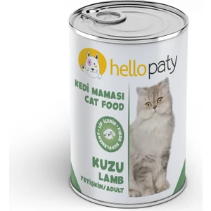 Hello Paty Kuzu Etli Yaş Konserve Maması 24 Adet- 415 gr
