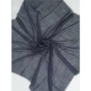 Yeşil Koala Düz Pamuklu Flamlı Koton Eşarp 100X100 cm