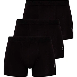 U.S. Polo Assn. Erkek 3'lü Paket Modal Pamuk Boxer 80173