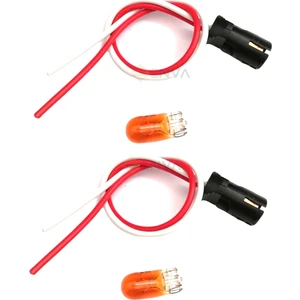 Enva Otomotiv T10 Turuncu Ampul ve Kablolu Duy 2 Adet 5W 12V Takım