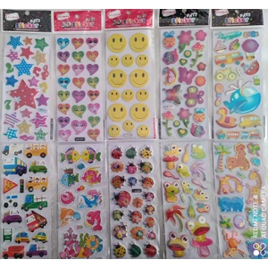 3D Sticker 10 Lu Karışık Set