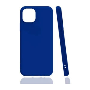 Iphone 12 Pro Max Mavi Silikon Rubber Kılıf Arka Kapak Mavi