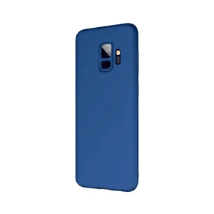 Samsung Galaxy S9 Mavi Silikon Rubber Kılıf Arka Kapak Mavi