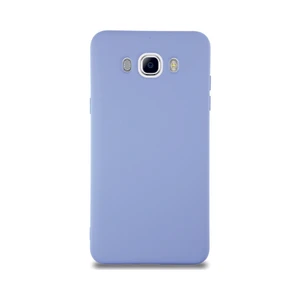 Samsung Galaxy J7 Lila Silikon Rubber Kılıf Arka Kapak Lila