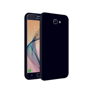 Samsung Galaxy J7 Prime Siyah Silikon Rubber Kılıf Arka Kapak Siyah