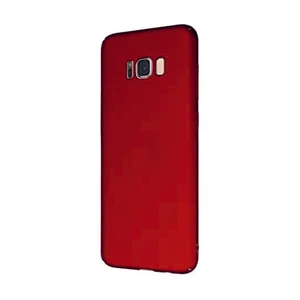 Samsung Galaxy S8 Kırmızı Silikon Rubber Kılıf Arka Kapak Kırmızı