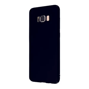 Samsung Galaxy S8 Siyah Silikon Rubber Kılıf Arka Kapak Siyah