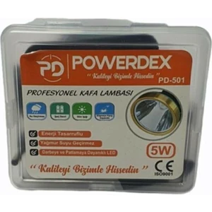 Kullanımı Kolay Pratik Powerdex PD-501 Kafa Lambası Şarjlı PD-501