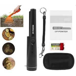 Gp Pointer Siyah Altın Metal Dedektörü Pinpointer Pil + Çanta Hediye