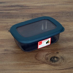 Poli Saklama Kabı 670 Ml, Erzak Kabı Silikon Çerçeveli Kapak BNM-0056