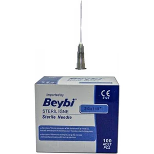 Enjektör Iğne Ucu 22G Siyah x 1 1/40,70*32MM-1 Kutu
