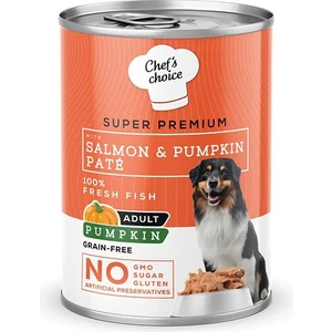 Chefs Choice Kıyılmış Somon Balıklı Ve Balkabaklı Yetişkin Köpek