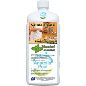 Anatolia Pool Sauna Buhar Esansı Mentol 1 Lt. ( Sauna Essence Menthol )