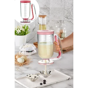 Mim Life  Hamur Porsiyonlayıcı Hamur Dağıtıcı Cupcake Pratik Ölçülü Akıtma Krema Hamur Puding Krep Cupcakes Pankek Browni