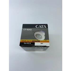 Sıva Altı Hareket Sensörü - 360 Derece 600 W - CT-9242
