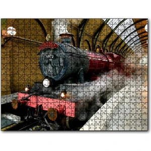 Harry Potter Hogwarts Express Buharlı Tren 1000 Parça Puzzle Yapboz Mdf(Ahşap)