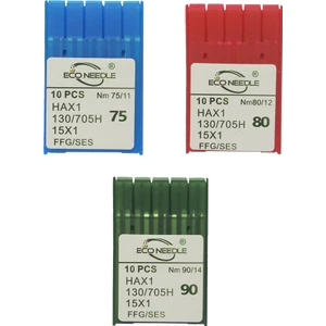 Eco Ev Tipi Dikiş Makine Iğnesi 11-12-14 Numara