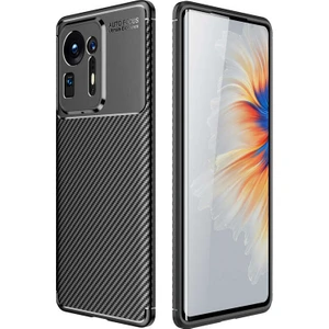 Xiaomi Mi Mix 4 Kılıf Negro Karbon Görünüm Dizayn Silikon Siyah