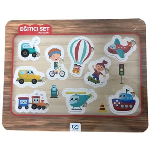 Ca Games Eğitici Set Taşıtlar 9 Parça Frame Puzzle CA.5055