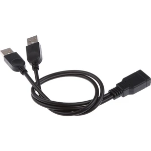 Usb-A Kadın Çift USB Erkek Y-Splitter Şarj Kablosu 30 cm (Yurt Dışından)