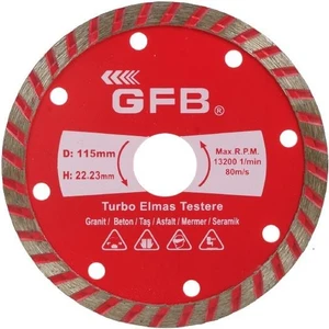 GFB Turbo Elmas Mermer Granit Kesici 115mm
