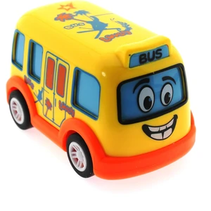 Çek Bırak Mini Sevimli Sarı Otobüs
