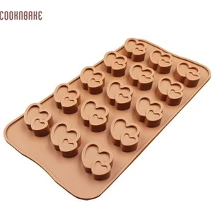 Siliko World Kalp Içinde Kalp Silikon Çikolata Kalıbı