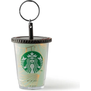 Starbucks®  Anahtarlık - Altın Renkli Desenli - 11116835