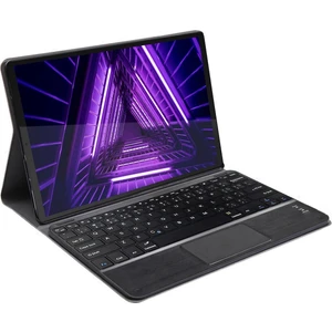Lenovo Tab M10 TB-X306F 10.1 Inch Bluetooth Touchpad Klavye + Bkk5 Standlı Kılıf - Siyah