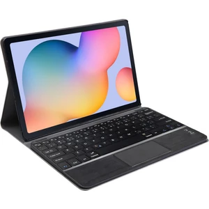 Samsung Galaxy Tab S6 Lite P610 10.4 Inch Bluetooth Touchpad Klavye + Bkk5 Standlı Kılıf - Siyah