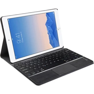 iPad Air 2 Bluetooth Touchpad Klavye + Bkk5 Standlı Kılıf - Siyah