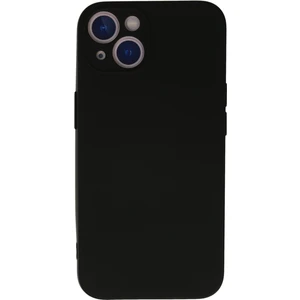 Case World Apple iPhone 13 Mini Kapak Içi Kadife Kamera Korumalı Lansman Silikon Kılıf - Siyah