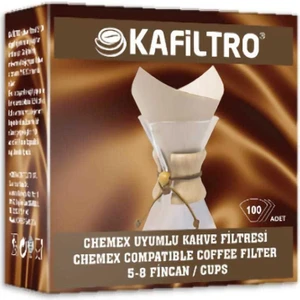 Chemex 5-8 Fincan Uyumlu Filtre Kahve Kağıdı 100'LÜ