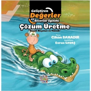 Parmak Çocuk Yayınları Çözüm Üretme - Küçük Maymun ve Timsah - Cihan Bahadır