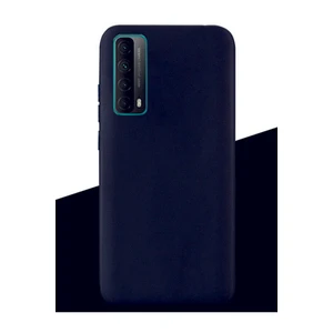 Huawei P Smart 2021 Siyah Silikon Rubber Kılıf Arka Kapak Siyah