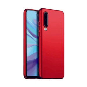Huawei P30 Kırmızı Silikon Rubber Kılıf Arka Kapak Kırmızı
