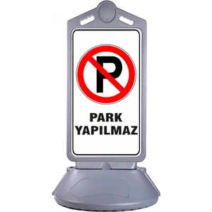 Park Yapılmaz Dubası Büyük Gri Duba Park Yasaktır Dubası