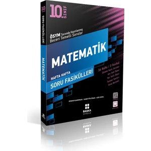 Başka Yayınları 10.Sınıf Matematik Soru Fasikülleri Soru Bankası