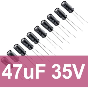 47UF 35V Elektrolitik Kondansatör (10 Adet)