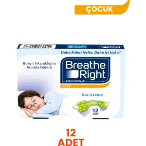 Breathe Right Çocuk Burun Bandı 12'li