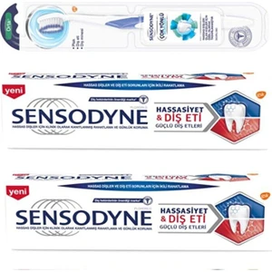 Hassasiyet Diş Eti Güçlü Diş Eti 75 ml x 2 Adet + Diş Fırçası