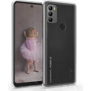 Fitcase General Mobile Gm 21 Plus Kılıf Kamera Korumalı Silikon Şeffaf Arka Kapak
