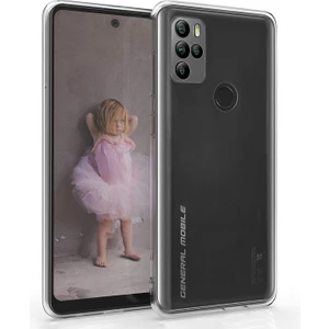Fitcase General Mobile Gm 21 Pro Kılıf Kamera Korumalı Silikon Şeffaf Arka Kapak