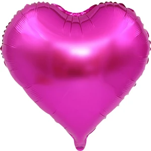 Partipan Fuşya Kalp Folyo Balon 45 cm