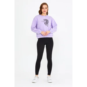 BRZ Collection Parça Boyalı Kadın Sweatshirt