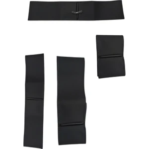 Seat Ibiza 6l 2002-2007 Direksiyon Kılıfı Deri Siyah Yüzük Gri Ip