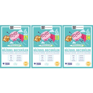 Bilişsel Beceriler Geliştirme Aktiviteleri 6. Sınıf Seti (A-B-C) 3 Kitap Güncellenmiş Yeni Baskı